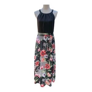 Be by CHEETA B Sleeveless Floral Maxi Dress. Size 8